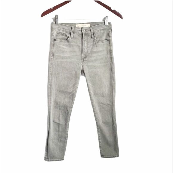 Gap Grey True Skinny Super High Waist Cropped 25P - Picture 1 of 5